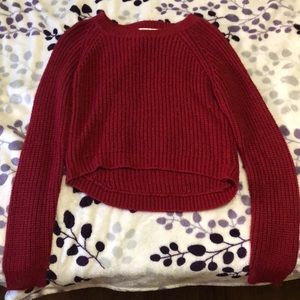 Red Knit Sweater